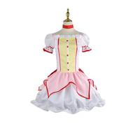 HBQC - Anime Magical Girl Little Witch Cosplay Costume Set Pink Uniform Wig Set Little Witch Uniform Full Set Halloween Carnival Party (pink, L)