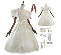 HBQC IdentityV Eurydice Cospay Costume Anime Cosplay Full Wig Set Adult Halloween Carnival Party Costume Set