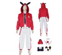 HBQC IdentityV Luca Balsa Cospay Costume Anime Cosplay Full Wig Set Adult Halloween Carnival Party Costume Set