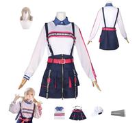 HBQC Project Sekai Colorful Stage Azusawa Kohane Cospay Costume Anime Cosplay Full Wig Set Adult Halloween Carnival Party Costume Set