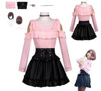 HBQC Project Sekai Colorful Stage Shinonome Ena Cospay Costume Anime Cosplay Full Wig Set Adult Halloween Carnival Party Costume Set