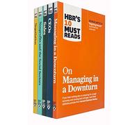 HBR's 10 Must Reads Collection 5 Books Set (Managing in a Downturn, CEOs, Sales, Nonprofits and the Social Sectors, Negotiation)