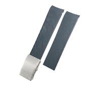 HBSFPOS Compatible with 21mm 19mm 20mm Rubber Watch Bands.Compatible with Longines Hydroconquest L3 Conquest Silicone Water Resistant Watch Band, Black, Blue, Green and Gray.(Gr