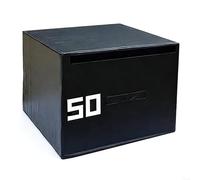 HBSSP 4-in-1 Foam Jumping Exercise Box Workout For Conditioning,Strength Training Non Slip PVC Leather(80x65x50cm (31.5x25.6x19.7in))