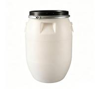 HBSSP Large Food Grade Plastic Bucket Open Top Storage Barrel Drum Keg