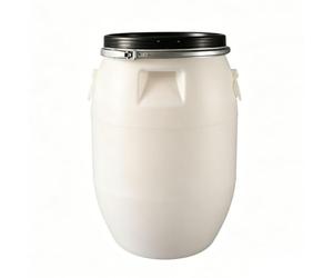 HBSSP Large Food Grade Plastic Bucket Open Top Storage Barrel Drum Keg