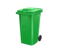 HBSSP Outdoor Plastic Trash Bin Kitchen Large Capacity Garbage Bin With Lid for Porch Backyard Deck Patio(100L)