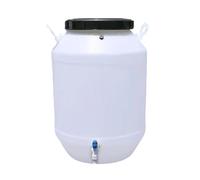 HBSSP RV Bucket Camping Rain Barrel Plastic Water Storage Container with Faucet Food Grade Bucket for Safe & Storage，Shipping(White,60L)