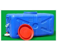 HBSSP Water Storage Rectangle Thicken Household Bucket Handle Design Strong Sealing Easy To Transport Is Good Helper For Your Outdoor Life(Blue,50L)