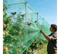 HBSVKLYNX 0.5cm Mesh Garden Hail Bird Net for Ponds Raised Beds Greenhouses Orchards Multiple Sizes(8x20m)