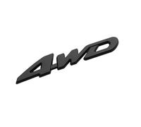 HBUNKT Car Emblems for Volvo S60 2018-2023, Badge Emblem Hood Trunk Emblem Metal Letter Stickers Logo Decal Stickers for Car Body Tuning Accessories,Black-4WD-1