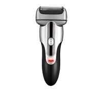 Hburirrty 1 PCS Electric Shave Electric Shaver Men Beard Shave Bald Shaving Machine Silver ABS+Stainless Steel