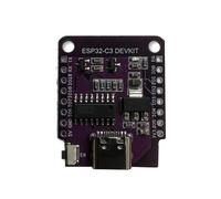 Hburirrty 1 Piece MINI ESP32-C3 Development Board As Shown Plastic+Metal is Equipped with ESP32-C3-Mini-14 Module