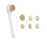 Hburirrty 1 Set Electric Massage Bath Brush Waterproof Exfoliating Cleaning Brush Bathroom Accessories