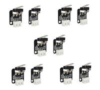 Hburirrty 10 Pcs 3D Printer Part End Stop Limit Switch 3 Pin Compatible with CNC RAMPS 1.4 RepRap 3D Printer for -10 10S,S4,S5