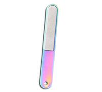 Hburirrty 10 Pcs Diamond Nail File Set Stainless Steel Double Side Nail File Manicure Files for Salon Home and Travel Multicolor