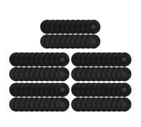 Hburirrty 100Pcs/Set Gaming Cafe Disposable Headset Cover Non-Woven Headband Dustproof Sweatproof Headset Cover, Black Easy to Use