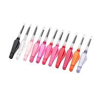 Hburirrty 10PCS Dual- Eyelash Brush Eyelash Extension Beauty Makeup Tool Eyebrow Comb Eyelash Curler