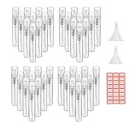Hburirrty 120Piece Small Cosmetic Packing Atomizer Perfume Bottles Atomizing Liquid Container for Travel