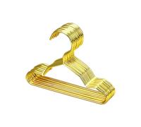 Hburirrty 15Cm Pet Apparel Hangers Small Metal Clothes Hanger for Dog Cat Puppet Doll Pet Store Clothes Support Mini Hanger