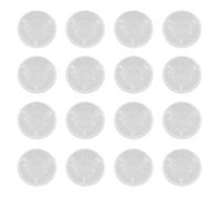 Hburirrty 16 Pack Clear Mushroom Style Guitar Effect Pedal Footswitch Toppers Foot Nail Cap for Guitar Effect Pedal