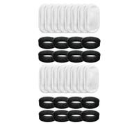 Hburirrty 16 Set Cat Water Fountain Filters for 108Oz/3.2L and 67Oz/2L Adjustable Water Flow Pet Water Fountain Cat Fountain Parts