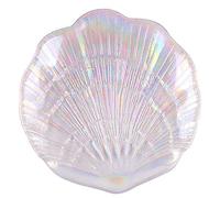 Hburirrty 1Pcs Glass Shell Palette Nail Palette Crystal Palette Nail Tools Nail Art Decoration