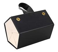 Hburirrty 1Pcs Multiple Travel Sunglasses Organizer Case PU Leather Hanging Foldable Eyeglasses Case Hard Sunglasses Case Storage Box for Men Women
