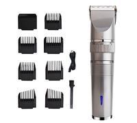 Hburirrty 1Set USB Rechargeable Hair Clipper Men Haircut Ceramic Blade Shave Hair Clipper ABS+PC