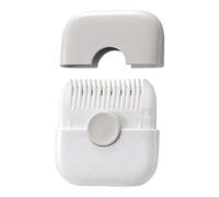 Hburirrty 2-In-1 Hair Cutting Trimmer Barber Comb Bangs Hair Cutter Remover Home Mini Makeup Tools,Grey Easy to Use