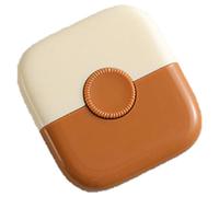 Hburirrty 2-In-1 Hair Cutting Trimmer Barber Comb Bangs Hair Cutter Remover Home Mini Makeup Tools,Orange Easy to Use 6.5x7.5cm
