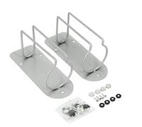 Hburirrty 2 Pcs Hairdresser Stainless Steel Clipper Holder Display Rack Hair Clipper Stand Shelf Accessories