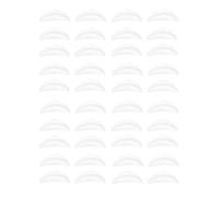 Hburirrty 20 Pairs Eyelash Lift Silicone Pads Set Eye Lash Extension Lift Perming Kit Tool Curl Pads(Transparent)