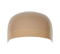 Hburirrty 20 Pieces One Size Nylon Wig Cap (Neutral Beige Yellow)