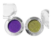 Hburirrty 2Pcs Optical Eyeshadow Highly Pigmented Polychrome Metallic Eyeshadow Palette Eye Glitter Makeup Cosmetics