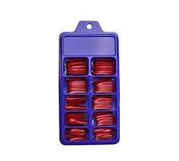 Hburirrty 300Pcs/Set False Nails Full Cover Matte False Nail Tips Nail Art Manicure Matte Tips for False Fake Nails Extension 01