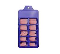 Hburirrty 300Pcs/Set False Nails Full Cover Matte False Nail Tips Nail Art Manicure Matte Tips for False Fake Nails Extension 11