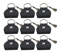 Hburirrty 30PCS Guitar Paddle Bag Paddle Storage Bag Guitar Paddle Bag with Small Pendant Paddle Box Leather Bag