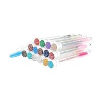 Hburirrty 30PCS Makeup Mascara Brush Replaceable Dust-Proof Eye Lash Eyebrow Brush Tube for Eyelashes Extension