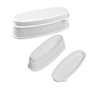Hburirrty 3Pcs Nails Recycling Box Dipping Powder Collection Container Manicure Glitter Powder Storage Tools