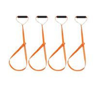 Hburirrty 4PCS 4.9Ft Deer Drag Orange Harness Deer Tow Rope Deer Drag and Harness Deer Puller Deer Hunting Accessories
