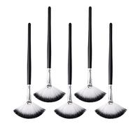 Hburirrty 5Pcs Makeup Brushes Portable Slim Professional Mask Brush Foundation Blush Concealer Cosmetic Make Up Brushes Pincel Maquiagem
