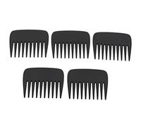 Hburirrty 5Pcs Pocket Plastic Comb Super Wide Tooth Combs No Static Beard Comb Small Hair Brush Hair Styling Tool