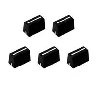 Hburirrty 5pcs Universal Fader Knobs Fader Cap Straight Slide Potentiometer Cap for DJ Controller Mixers Console,XDJ