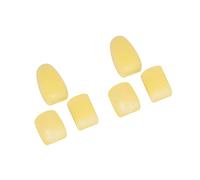 Hburirrty 6 Pcs Saxophone Side Key Pad Heightening Pad Accessories Saxophone Thumb Pad Refers to the Sleeve Side Keys,Yellow
