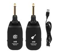 Hburirrty A9II Wireless Guitar Transmitter Guitar Transmitter Receiver System Amplifier Rechargeable Parts for Electric Guitar Bass
