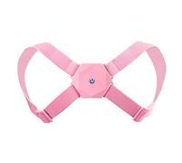 Hburirrty Adjustable Electric Back Posture Corrector Adult Back Brace Support Belt Shoulder Traine Belt Correction Free Size-Pink