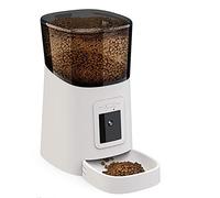 Hburirrty Automatic WiFi 6L Feeder / 1080P Camera for Cats & Dogs/Auto + Manual Food Dispenser/IOS Android Compatible