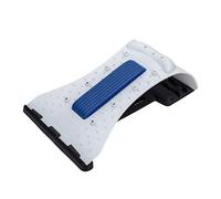 Hburirrty Back Stretcher Adjustable Waist Pain Relief Support Massager Posture Corrector Blue