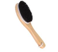 Hburirrty Bath Brush Dry Bath Body Brush Back End Cleaner, Natural Bristles, Suitable for Exfoliation